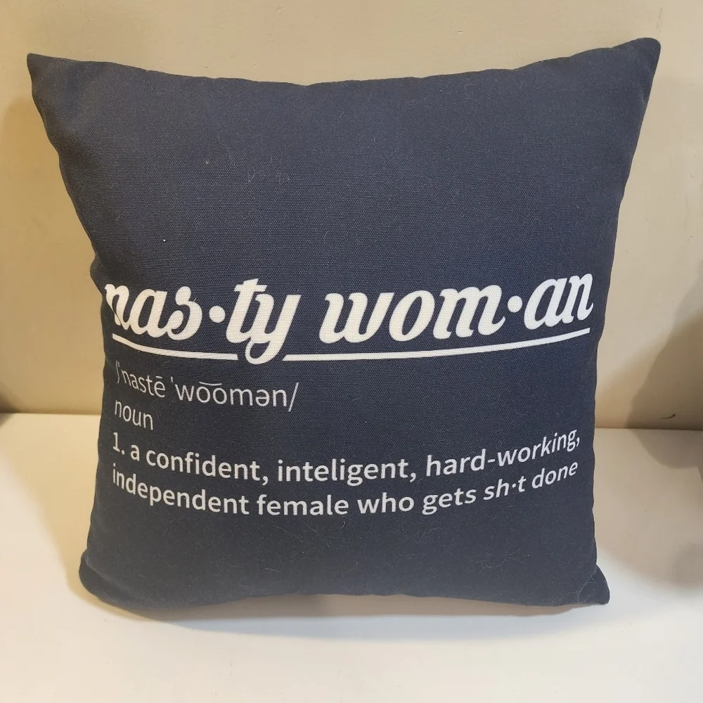Funny Definition NASTY WOMAN Cushion 16